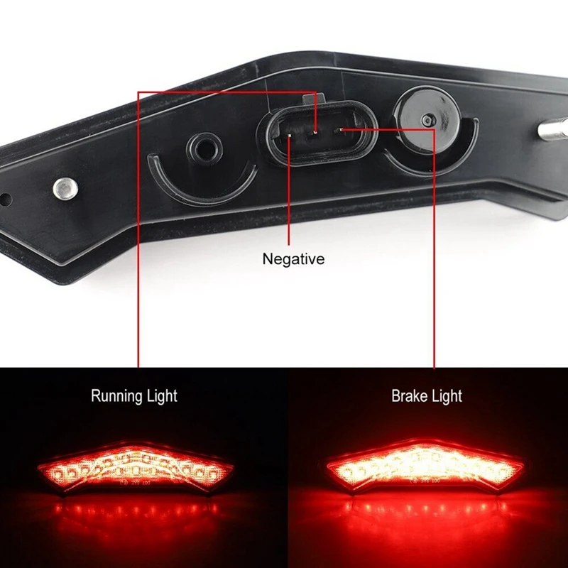 

1Pair ATV Smoked LED Tail Lamps Brake Light For Can-Am Commander 2021-2022 710006633