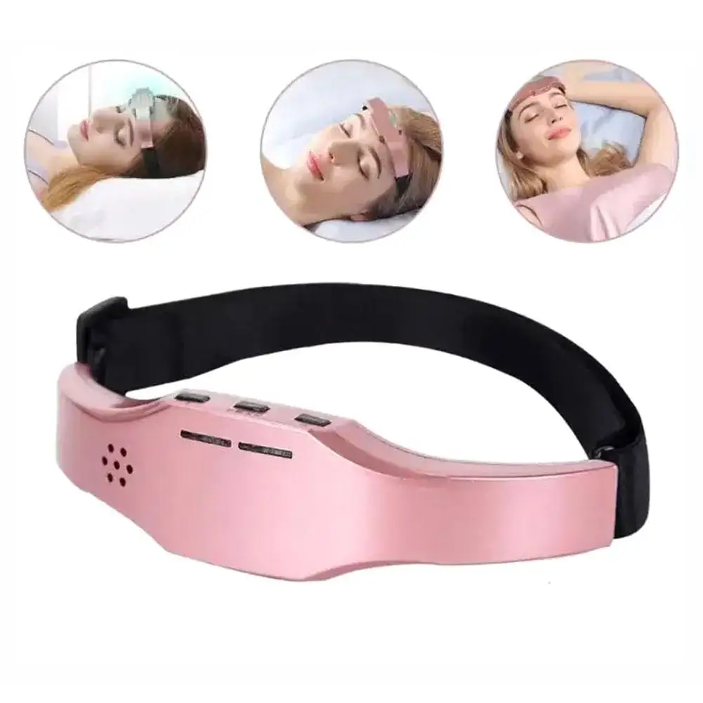 

Wireless Electric Head Massage Belt Charging Intelligent Headache Stress Sleeping Deep Physical Instrument Relief Therapy T S4X6