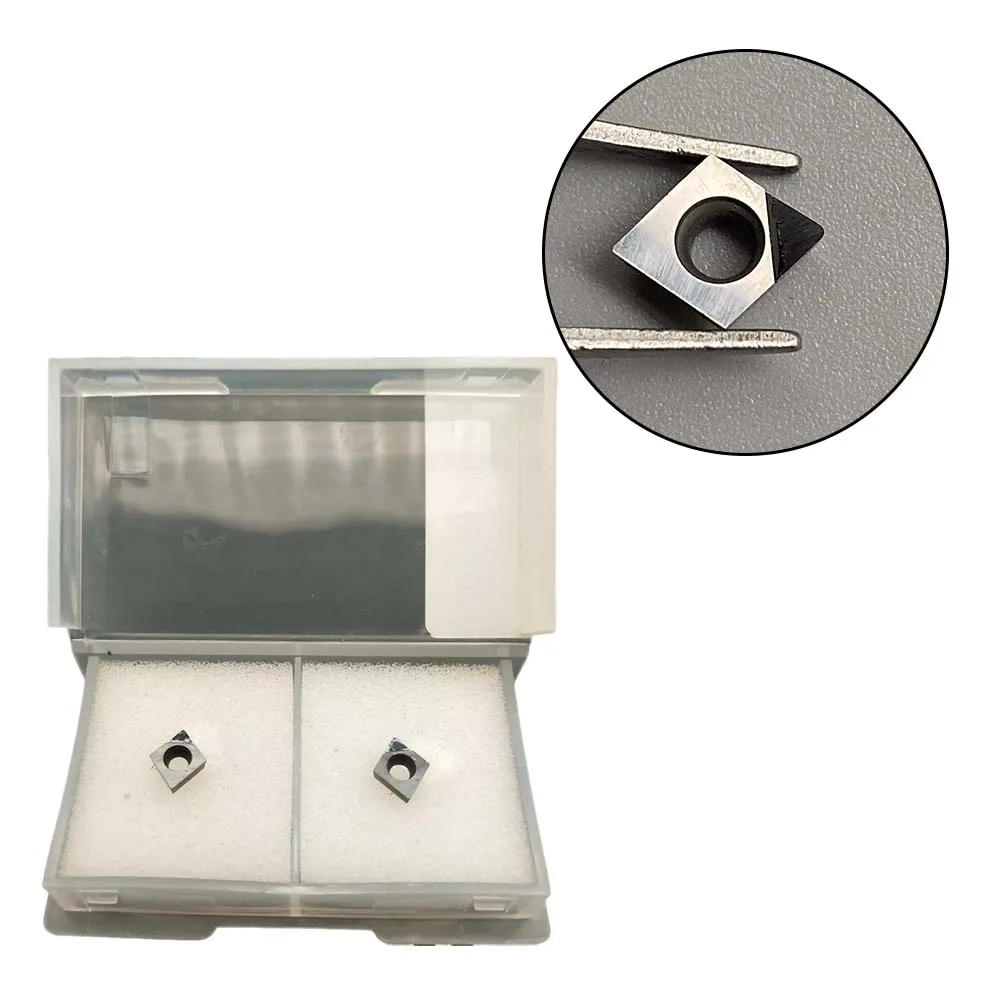 2шт CCGT 060204 Вставка PCD CCGT21.51 Медно-поликристаллические вставки с ЧПУ для