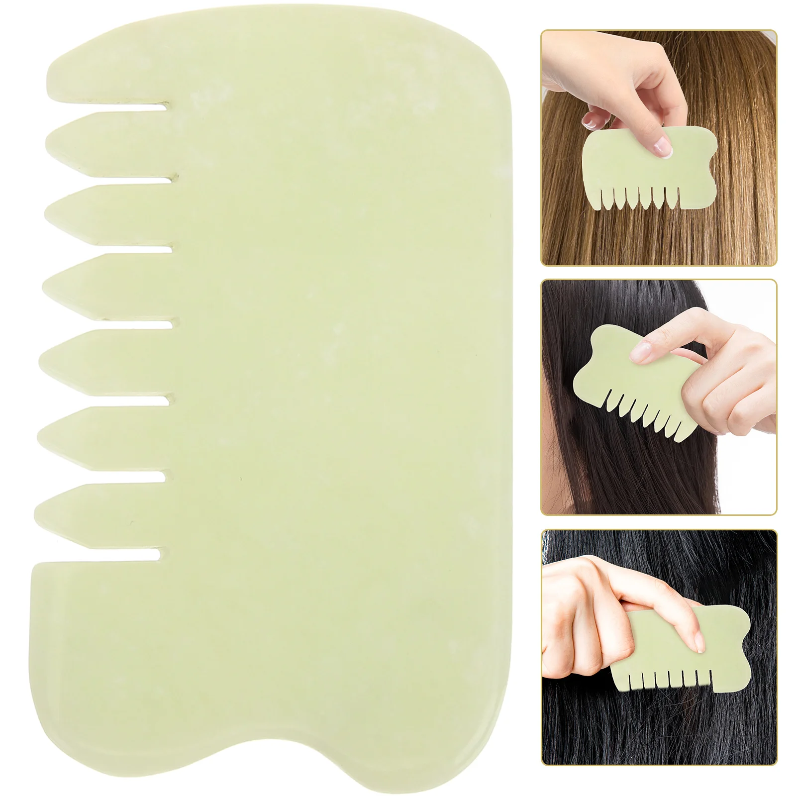 

Tool Comb Guasha Jade Body Stick Scraping Facial Face Hair Head Scraper Point Trigger Self Tissue Deep Neck Foot Scrapper Scalp