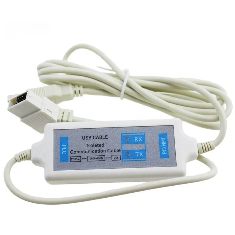Интерфейс кабеля загрузки ПЛК Rievtech между USB-кабелем подключения и ПК