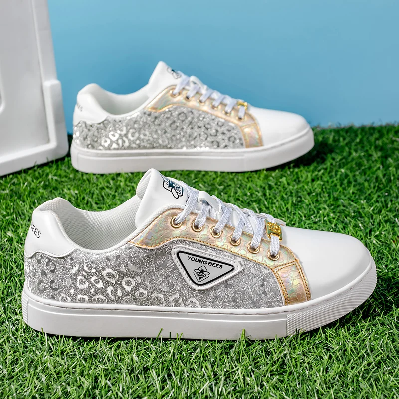 Спортивная обувь для мужчин серебристые золотые мужские роскошные брендовые