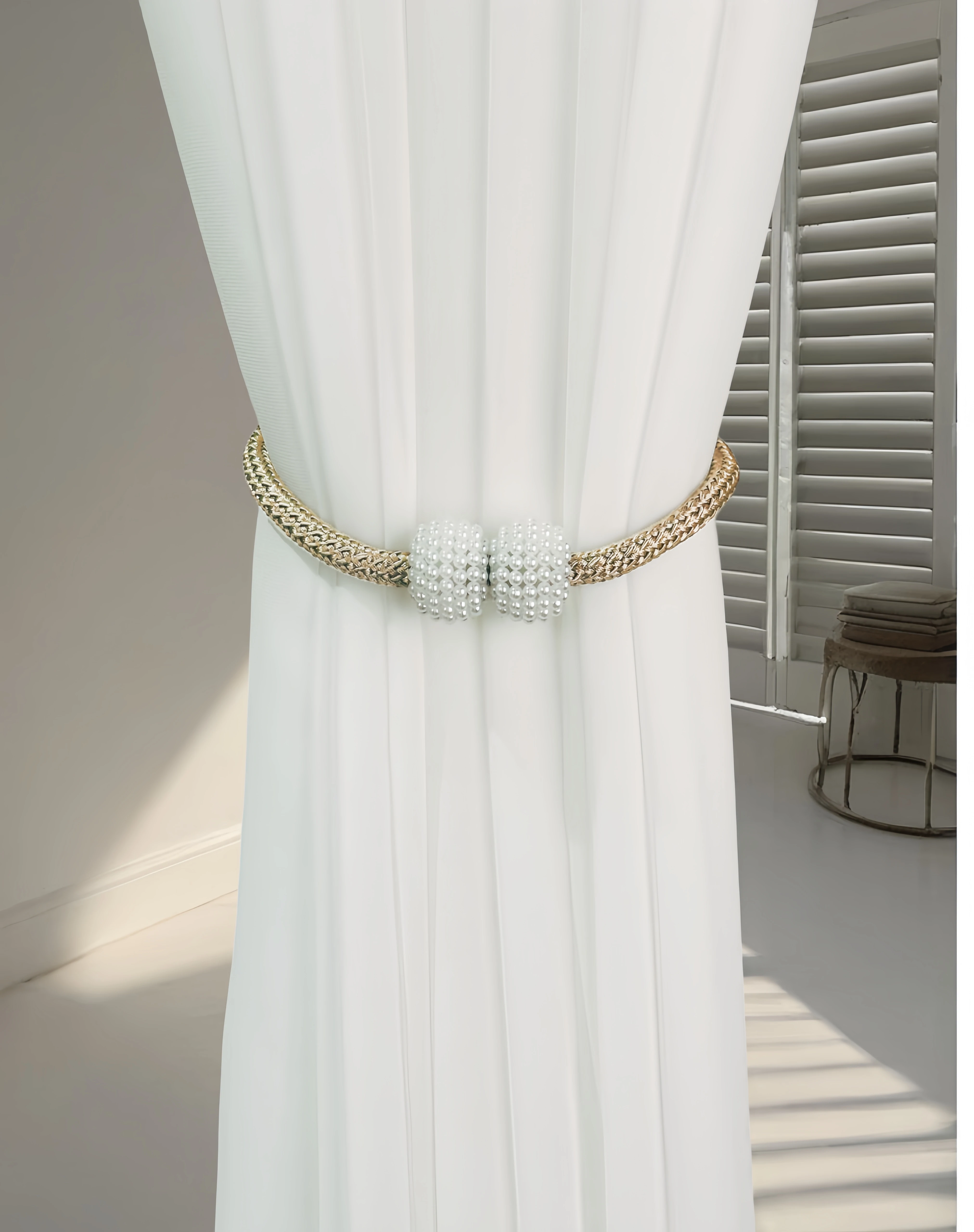 

Магнитные застежки для штор "жемчужный шар"