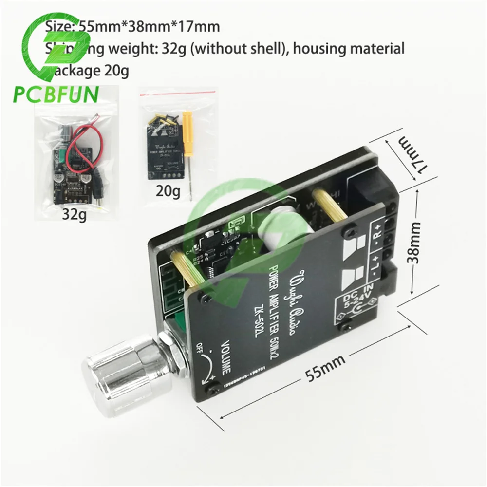 Аудио колонки DIY Bluetooth 5 0 плата цифрового усилителя мощности 502L 50 Вт + домашний