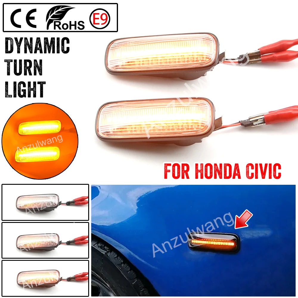 2 шт. автомобильный индикатор поворота для Honda Civic EK 2/3/4dr