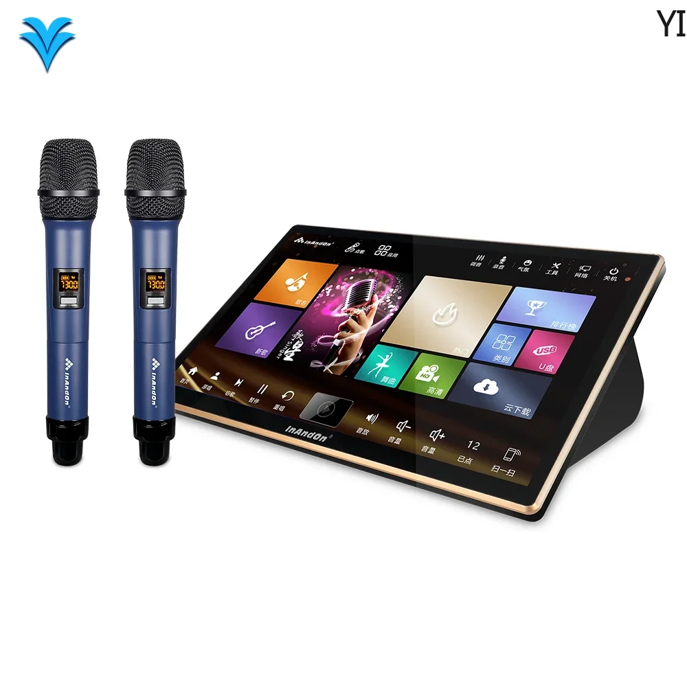 InAndOn 18 5-дюймовая караоке-машина 4 ТБ KTV Профессиональная караоке-система 5 в 1 с