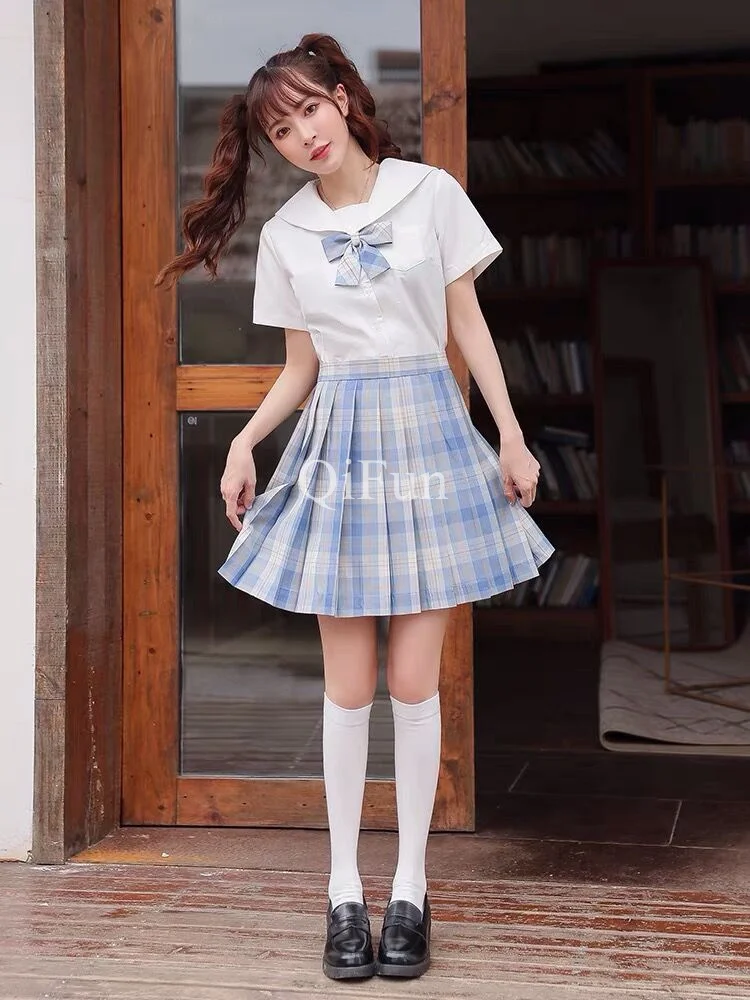 Компрессионные чулки до колен JK женские носки Модные кавайные Косплей