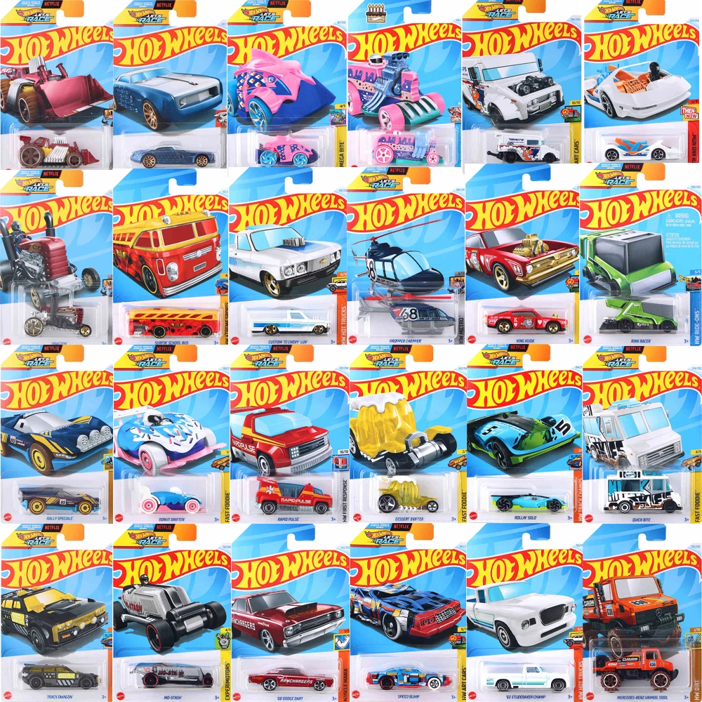 Hot Wheels Cars 2024 Original Series PIRANHA TERROR BIRTHDAY BURNER Diecast Vehicle Model Toys Boys Gift