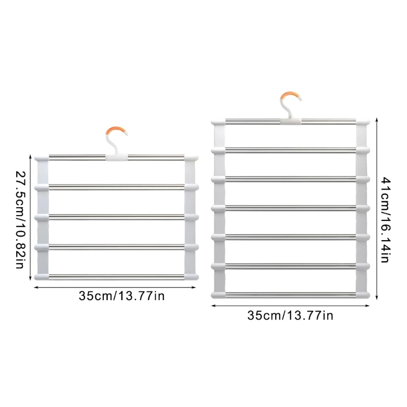 C63B Многоцелевая складная вешалка для одежды многослойный зажим оптимизации