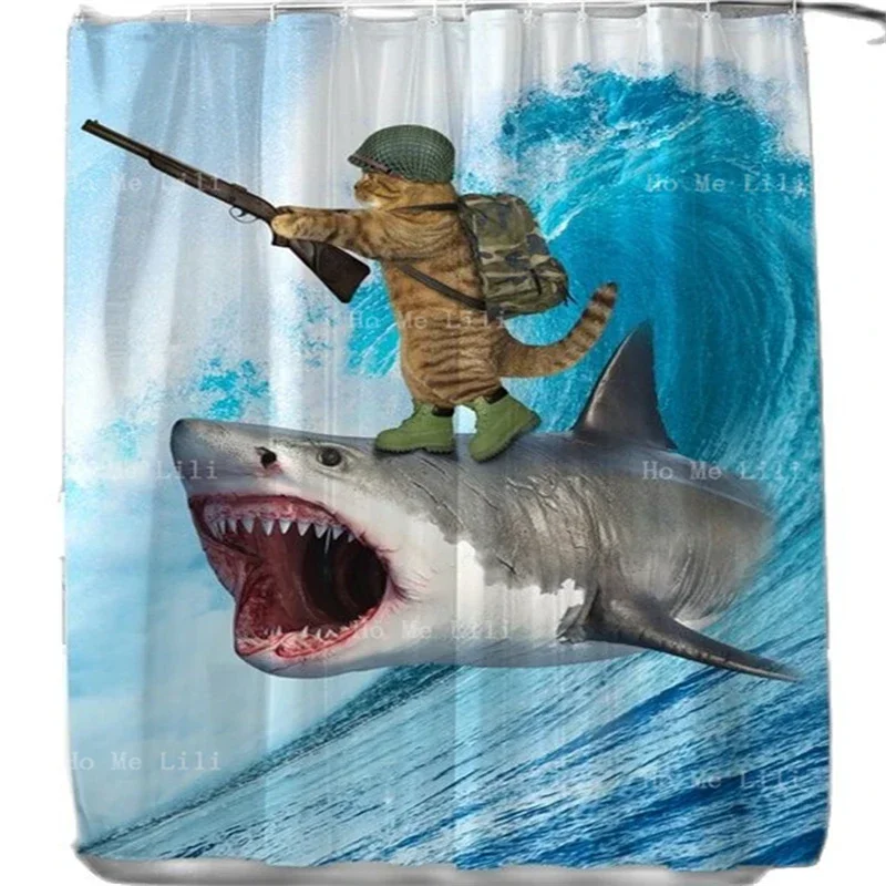 Забавная кошка дневная фантазия красный дракон и Белый Единорог средневековая