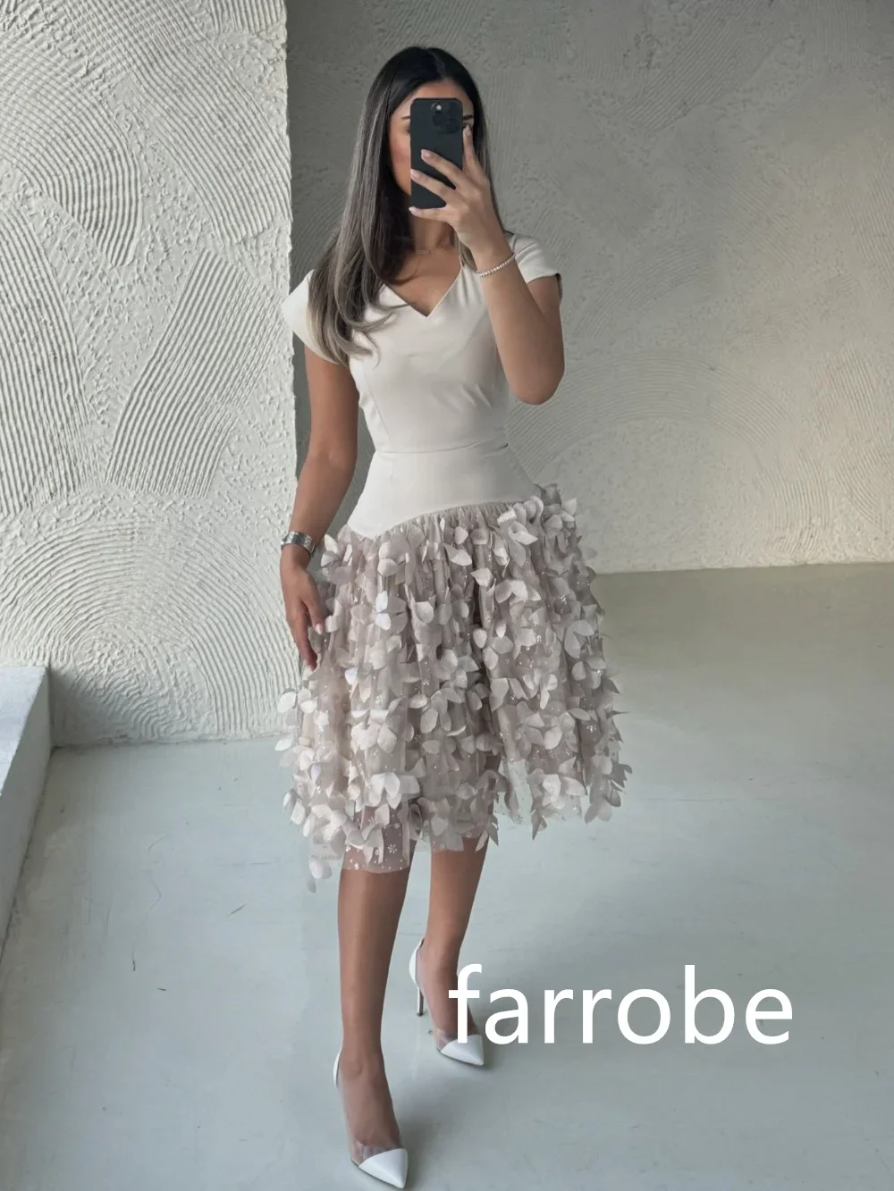 Индивидуальные современные стильные трикотажные плиссированные платья-миди с