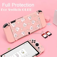 dropshipping game anime cartoon cute kawaii girl cover shell silicone tpu soft case for nintendo switch oled accessories