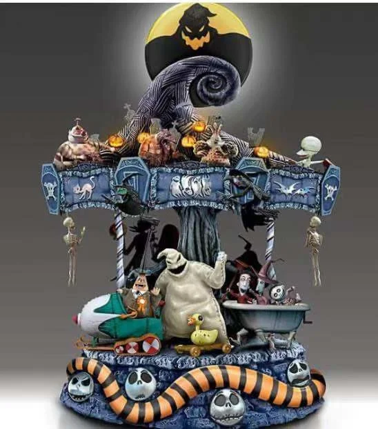 Хэллоуин призрак фестиваль дневной свет карусель Иисус устанавливаемые часы