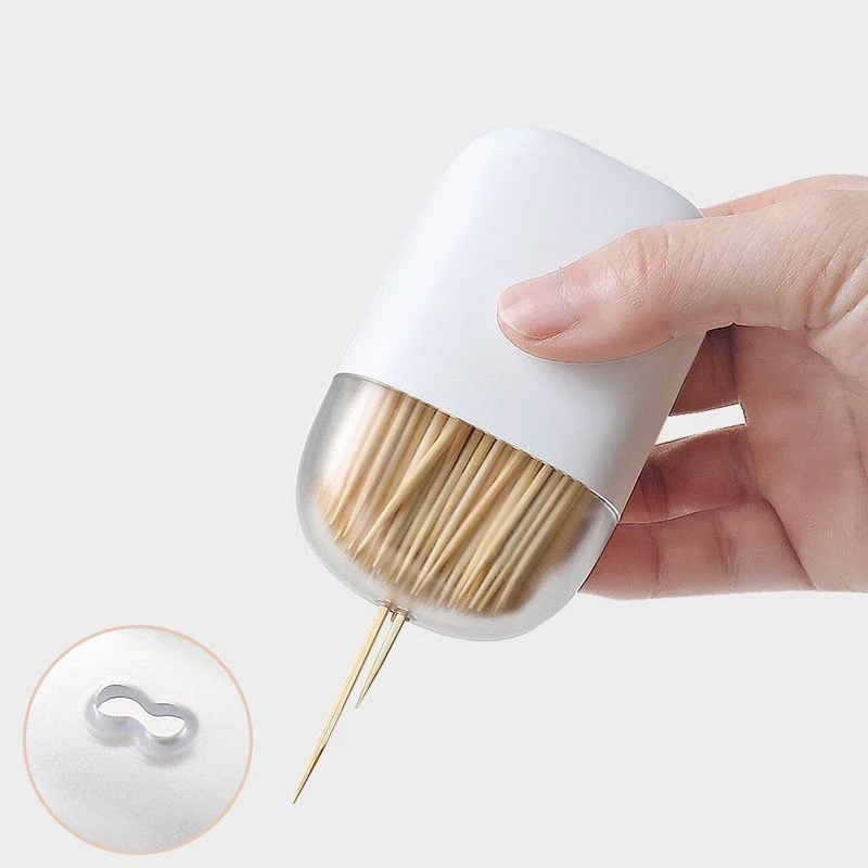 

Magnetic Design Toothpick Holder Household Creative Plastic Portable Toothpick Rack