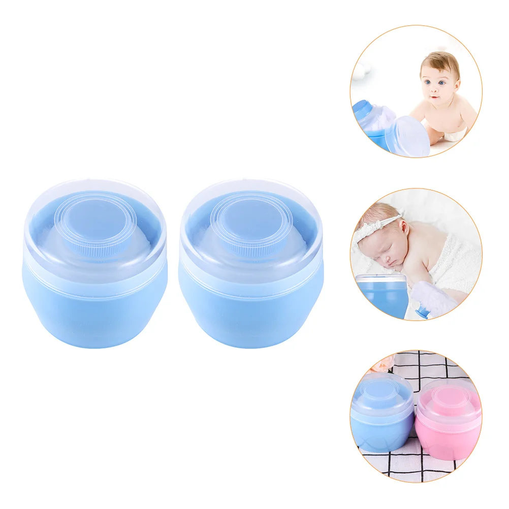 

Powder Puff Container Case Box Baby Empty Makeup Sponge Loose After Kit Bathfluffycosmetic