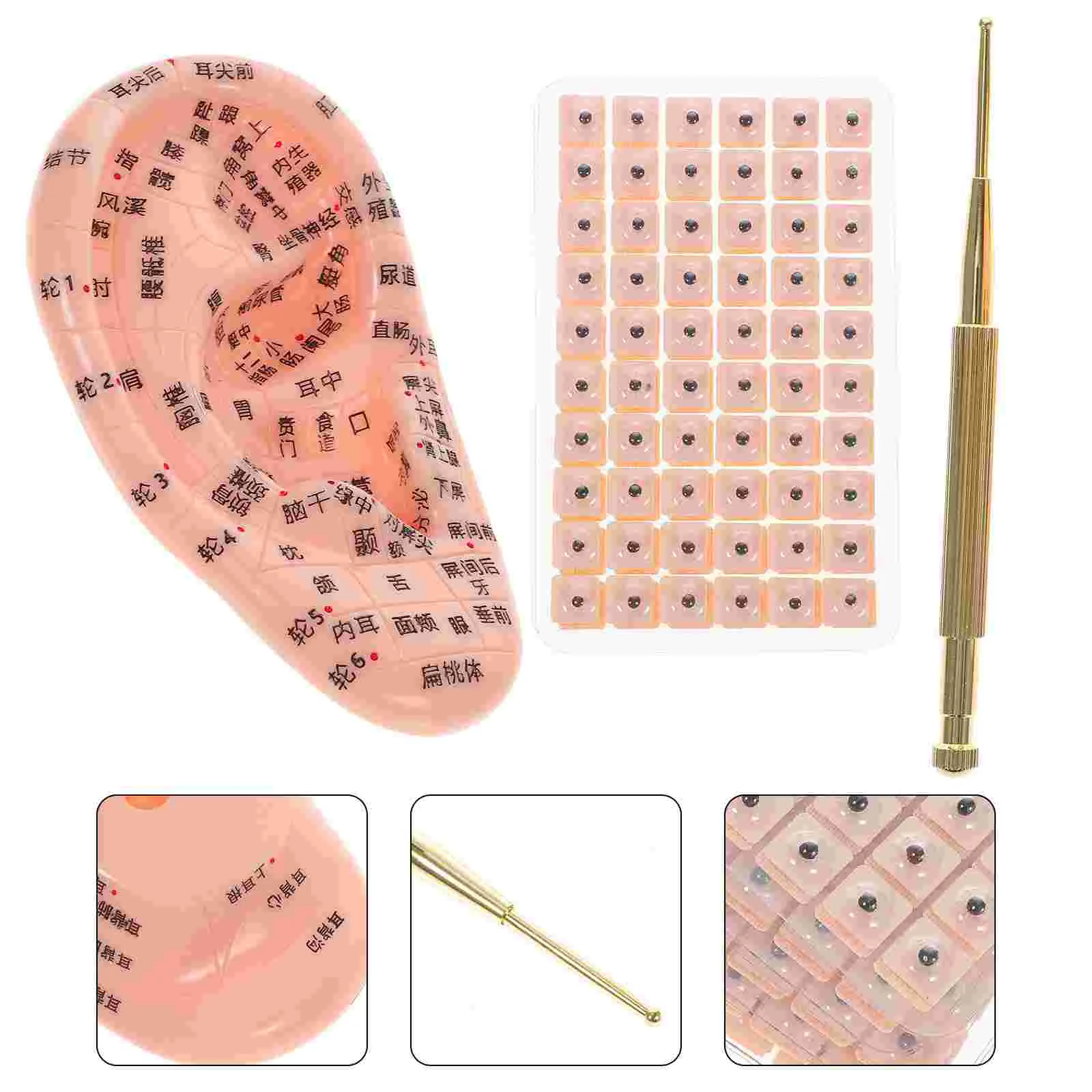 

Ear Stickers Acupoint Pressure Sticker Model Kits Ear Self-caring Patches Household Tools Auricular Tools Portable Ear Patches