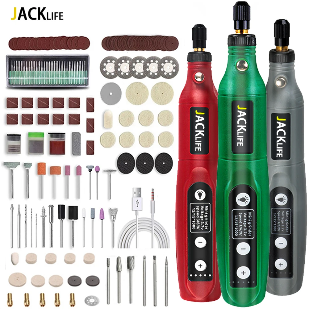 

USB Cordless Rotary Tool Kit Woodworking Engraving Pen DIY For Jewelry Metal Glass Mini Wireless Drill