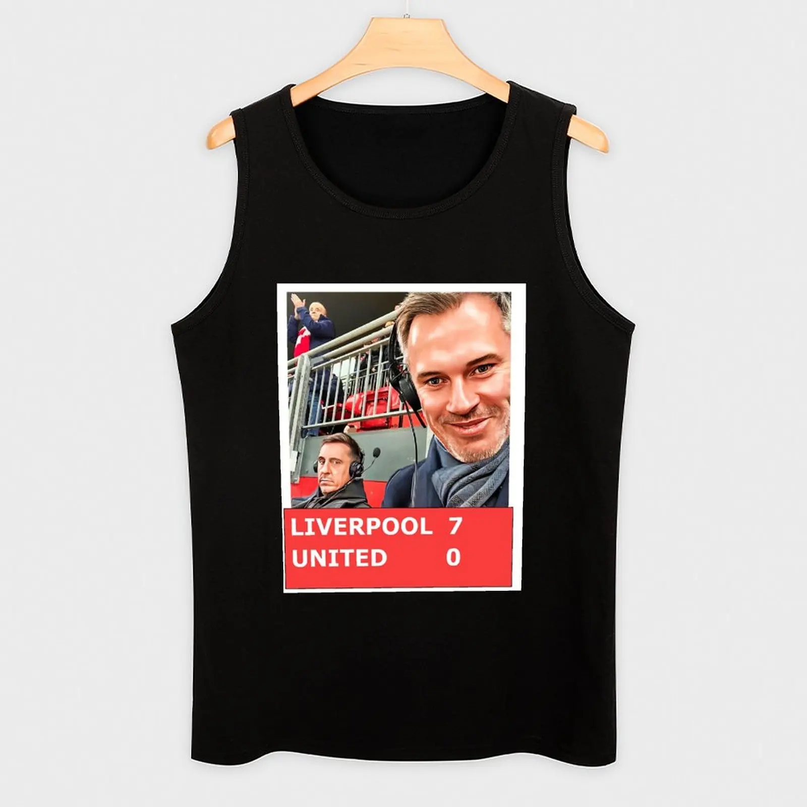 Liverpool 7 United 0 Tank Top однотонная футболка мужская дизайнерская одежда