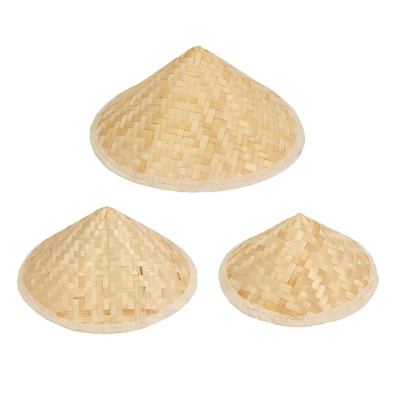 

Bamboo Braided Hat DIY Crafting Adults Kids Handicraft Outdoor Farming Cap