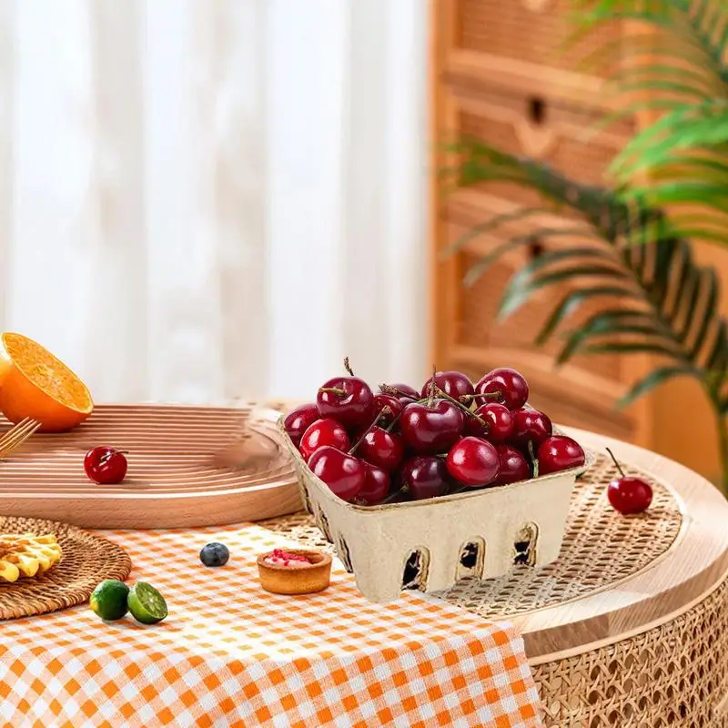 Корзины из целлюлозного волокна корзины для производства на рынке маленькие