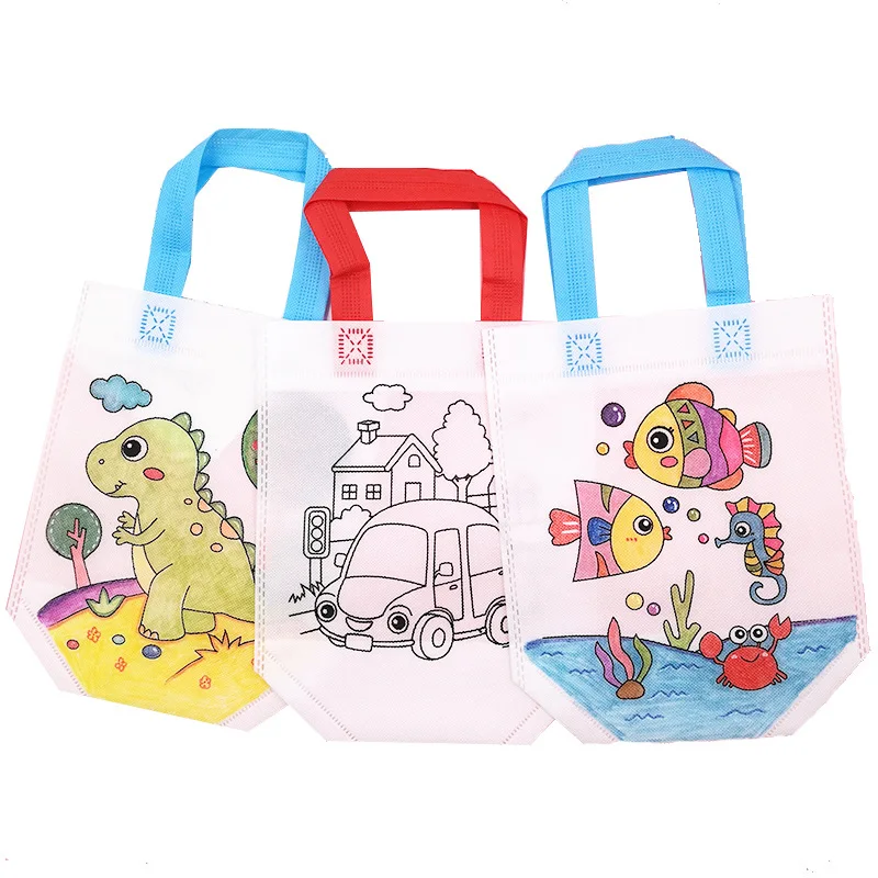 

10PCS Children's Birthday Details For Guests DIY Accessories Materials Coloring Backpacks Kids Gifts Gift Store