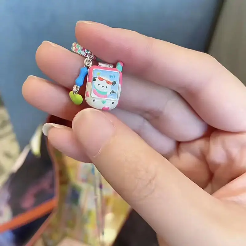 

Kawaii Sanrio аниме понравилось телефонные кости милое ожерелье с сердцем кулон Y2k Девочка Сердце свитер цепь ключица аксессуары