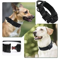 military tactical dog collar and leash set double nylon durable pet big dog collar for german shepherd labrador medium large dog