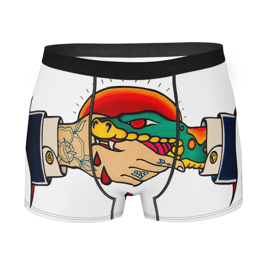 

Bite Vintage Snake Good Tattoos Never Die Underpants Breathbale Panties Male Underwear Comfortable Shorts Boxer Briefs