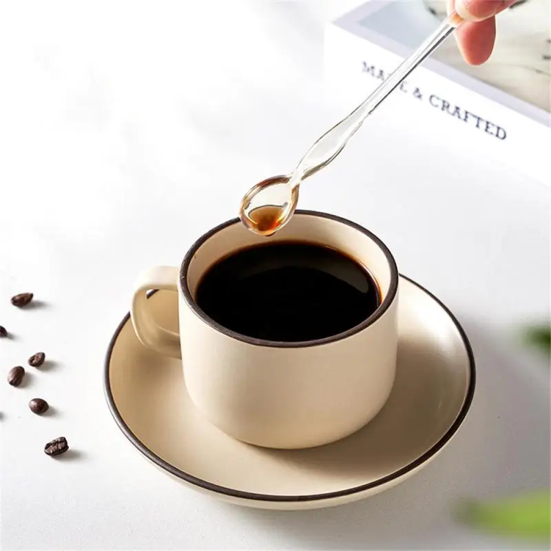 

Acrylic Stirring Spoon Teaspoons Mixing Spoon Long Handled Tea Spoons Spoon