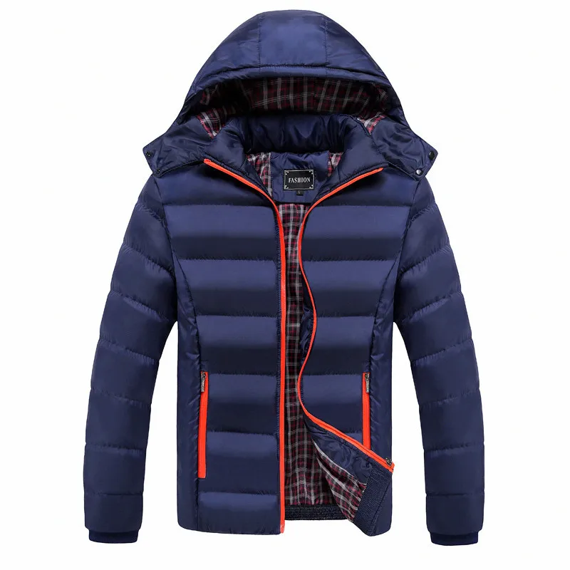 Winter Hooded Parkas Mens Jackets Warm Breathable Men's Thick Coats Male Overcoat Mens Brand Clothing 5XL Casacas Para Hombre