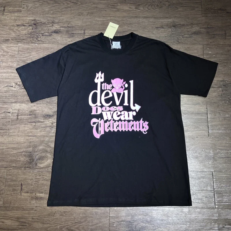 

Black VTM Summer Tops High Quality Pure Cotton Casual Oversized T-Shirts