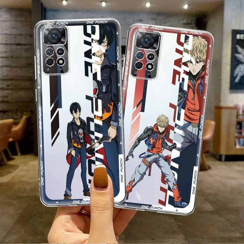 

Cases Silicone For Xiaomi Redmi 9A 9C 10C 9 12C K40 Pro 9T Redmi9 One Punch Man Saitama Black