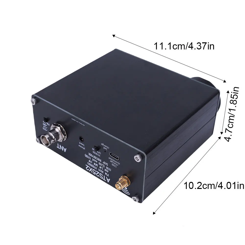 Полнодиапазонный радиоприемник ATS25X2 2 4 дюйма с сенсорным экраном сканер