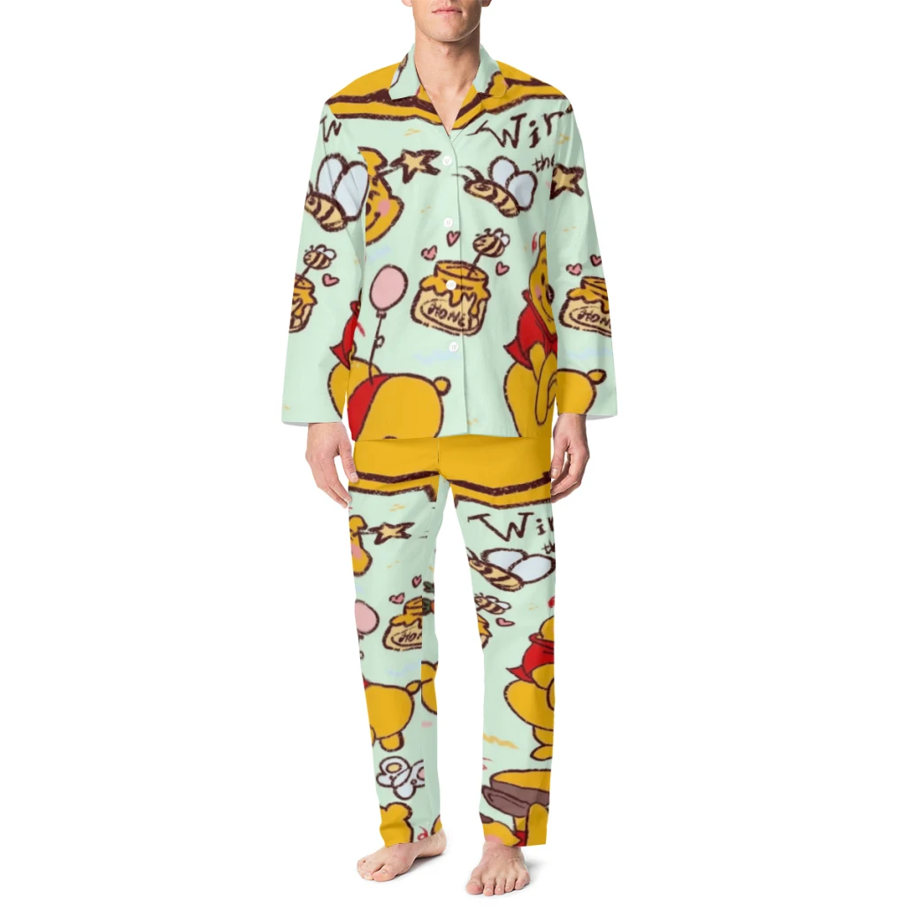 Белая пижама Disney Winnie The Pooh выбранные узоры Minso милый стиль