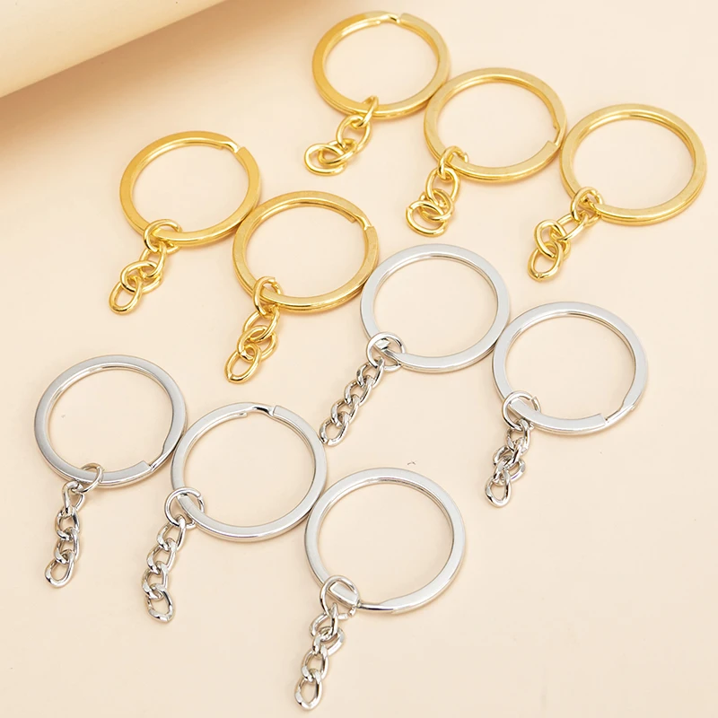

20 шт./лот, смешанные цвета, Открытое кольцо, разделенное кольцо, цепь, сделай сам, брелок, брелок, ювелирные аксессуары