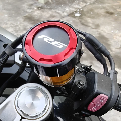Аксессуары для YAMAHA YZFR6 YZF-R6 YZF R6 2010-2023 R 6, Крышка Резервуара жидкости для передней и задней тормозной жидкости, крышка резервуара для хранения жидкости