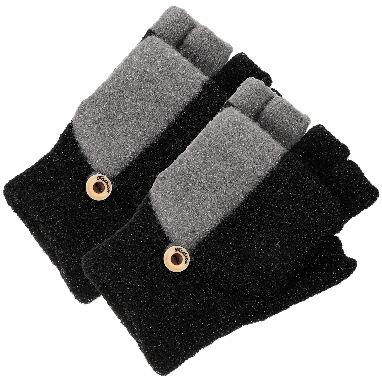 

1 Pair Warm Gloves Adults Gloves Fingerless Gloves Wool Gloves for Outdoor Riding