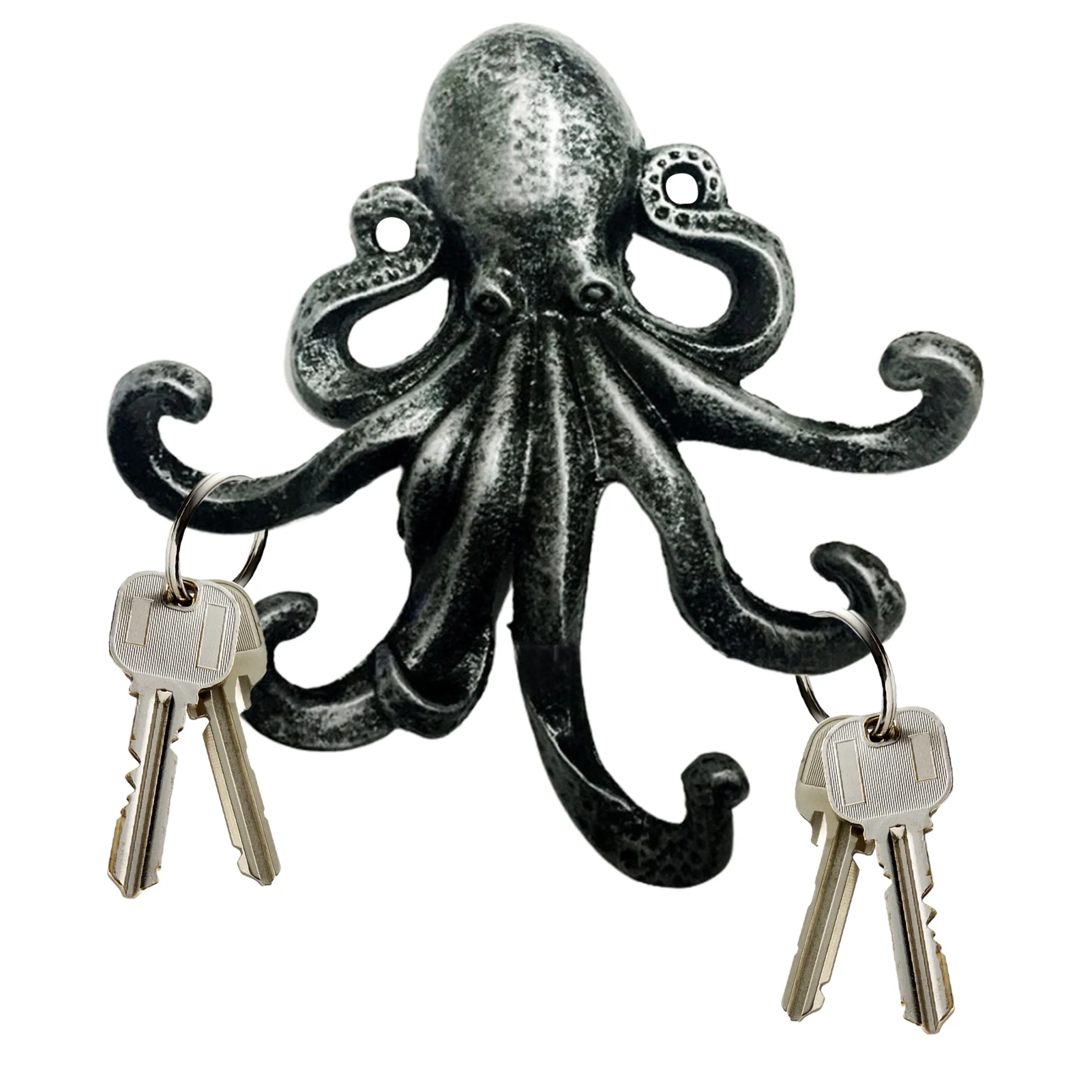 

Octopus Key Hook Vintage Octopus Hook Key Holder Heavy Duty Wall Mounted Towel Hooks Key Hanger Vintage Wall Decor For Home