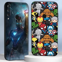 usa marvel comics phone case for huawei honor 9x 9 lite 10 10x lite soft liquid silicon protective unisex shockproof shell