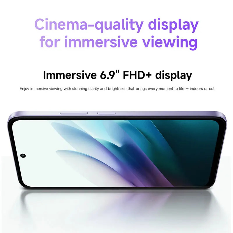 Глобальная версия смартфона Xiaomi Redmi 15 128 ГБ256 ГБ ПЗУ 6,9 дюйма FHD + DotDisplay Snapdragon 685 камера 50 МП 7000 мАч 33 Вт IP64 (art.: 3920d27ca0540) - 3920d27ca0540