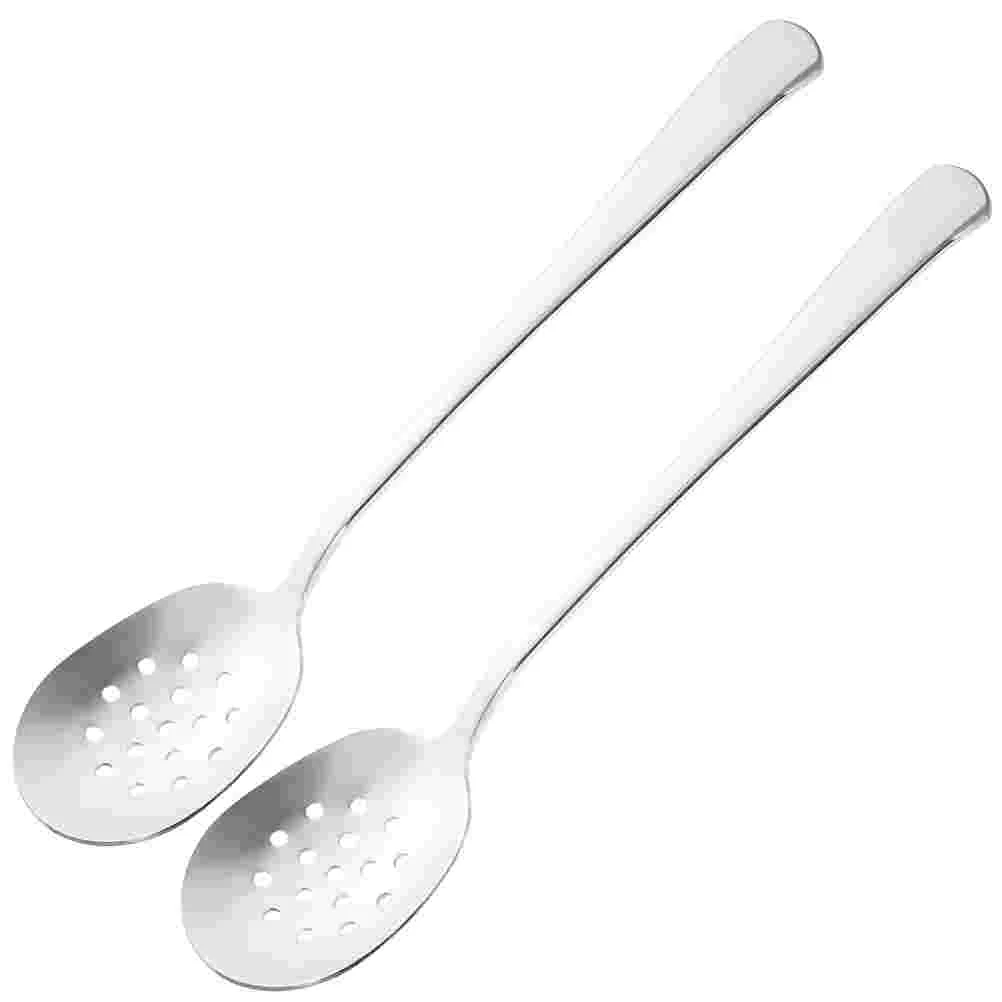

Spoon Strainer Ladle Cooking Skimmer Slotted Serving Soup Colander Kitchen Oilscoops Scoop Hot Pot Filter Spoons Dinner