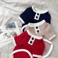 solid t shirt pet clothing dogs cotton vest cat dog clothes costume small kitten fashion cute spring summer red girl yorkshire