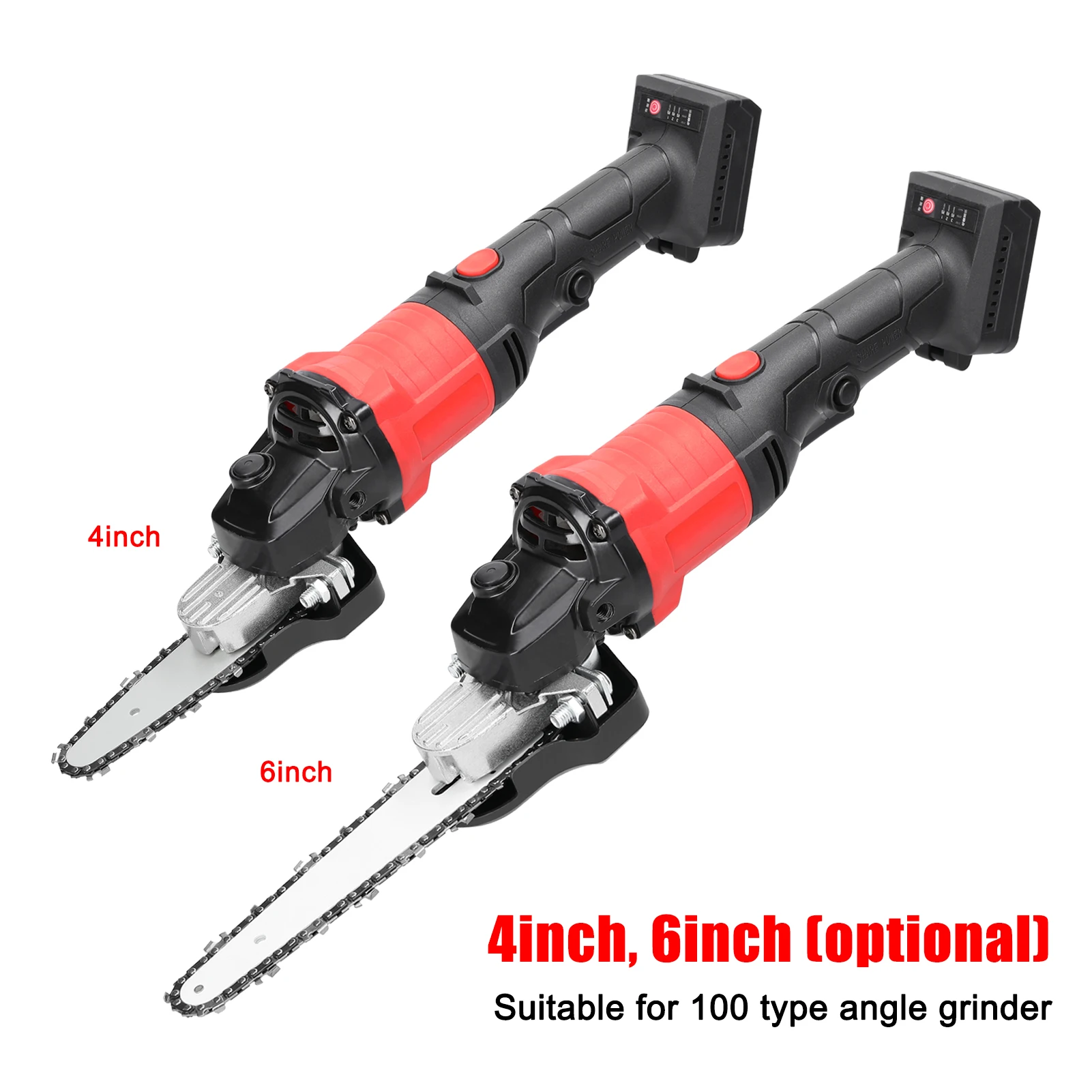 

Angle Grinder Refit Chainsaw 4/6Inch Chainsaw Change Angle Grinder into Chain Saws Tool Set Multifunction Woodworking Power Tool