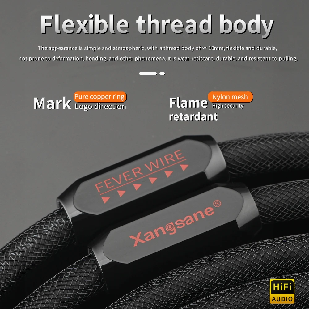 Xangsane XS-9003Ag Hi-Fi xlr кабель 6N усилитель стерлингового серебра CD аудио углеродное