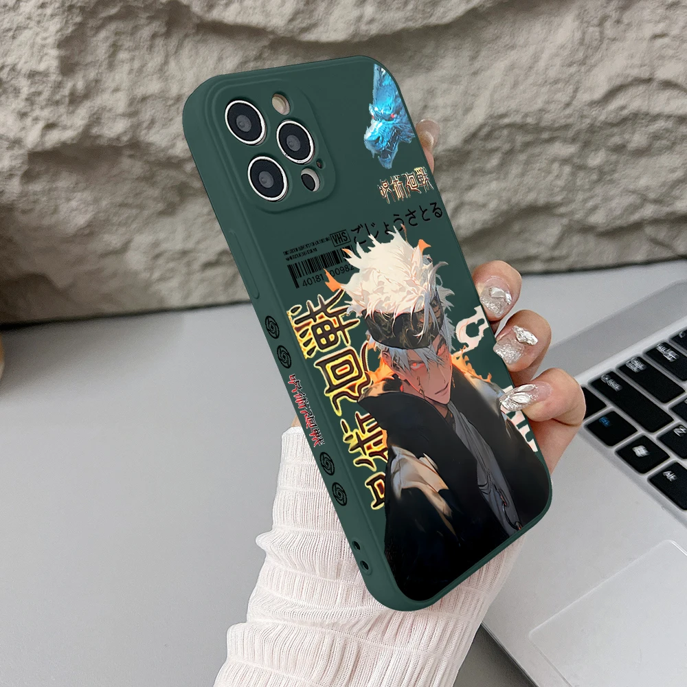 Чехол для телефона Jujutsu Kaisen Gojo Sukuna Oppo Realme C65 C63 C55 C53 C35 C33 13 11 10 9 8 8i 7 Pro Plus 4G 5G Soft Capa Cover