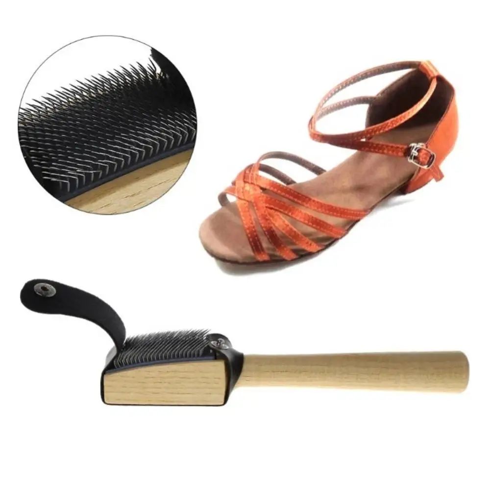 

Practical Shoes Clean Tool 1pcs Wood Color High Quality Wood Suede Sole Wire Cleaners Dance Shoes Cleaning Brush For Footwear