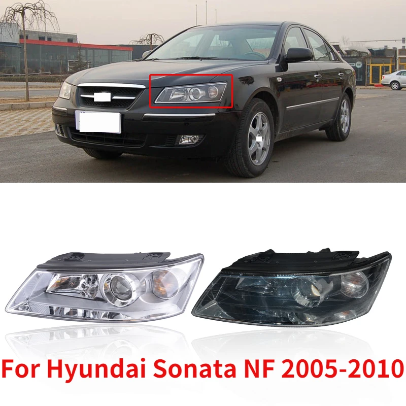 Фото Автомобильный передний бампер CAPQX для Hyundai Sonata NF 05-10 фара дальнего света налобный