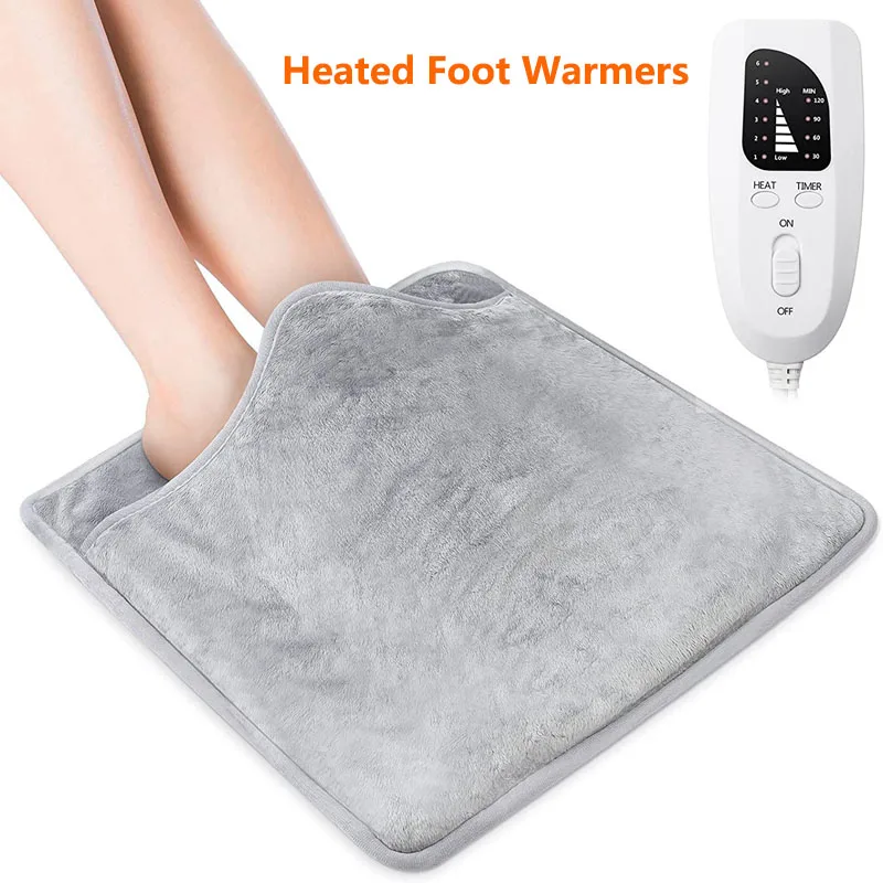 

Electric Feet Warmer Heating Pads Warm Slippers 6th Gear Temperature Winter Hand/Foot Warmer Washable Household Foot Warmer