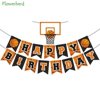 3pcs basketball theme banners birthday party decoration suitable for high school elementary school college basketball games
