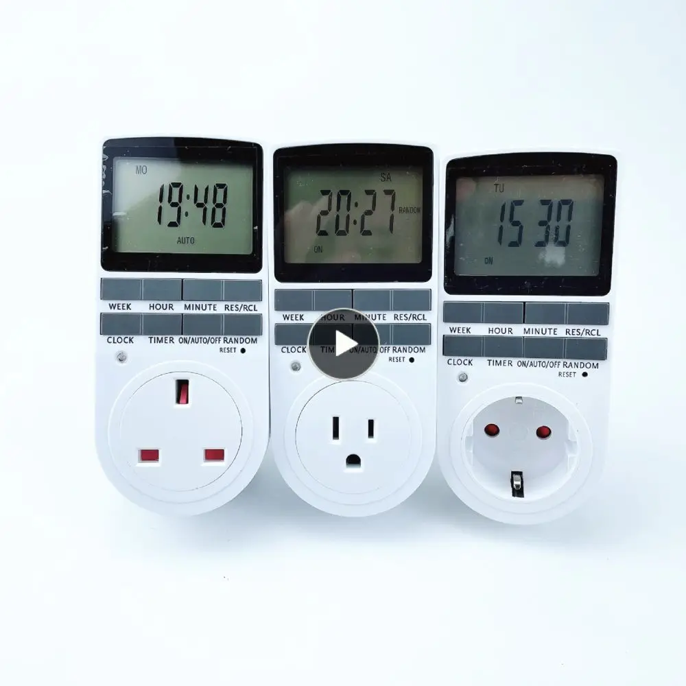 

Eu Us Uk Plug Countdown Socket Adaptor Programmable Smart Timer 24h 7day Week Digital Timer Switch Smart Home Plug In Electronic